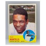 1963 Topps #447 Felix Mantilla Red Sox S/C