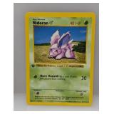 Pokï¿½mon 1999 1st Edition Shadowless Nidoran 55