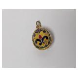 Gold Tone Egg Charm/Pendant
