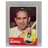 1963 Topps #340 Yogi Berra HOF Yankees Indents/C/E