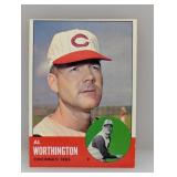 1963 Topps Al Worthington Reds Hi # Series C/E