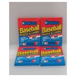 (4) 1989 Donruss Look For Ken Griffey Jr Rc Packs