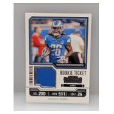 2023 Contenders Jahmyr Gibbs RC  RC Ticket Relic