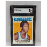 1971-72 Topps # 29 Nate Archibald (RC) HOF SGC 5