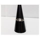 .925 Sterl Mother of Pearl Ring Sz 8.5