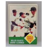 1963 Topps Hiller Blasts Grand Slam WSG 4 C/Ss