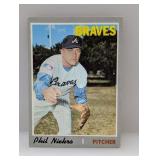 1970 Topps #160 Phil Niekro HOF Crease/Stain