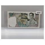 Thailand 20 Baht Note