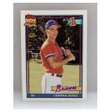 1991 Topps #1 DP Chipper Jones RC #333 Edge
