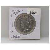 1927-D 90% Silv Peace $1 Dollar