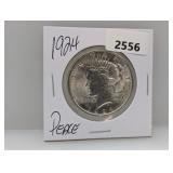1924 90% Silv Peace $1 Dollar