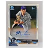 2018 Bowman Chrome Draft Liberatore 1st Auto