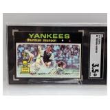 1971 Topps Thurman Munson Gold Cup RC HOF SGC 3.5