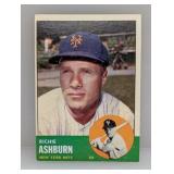 1963 Topps Richie Ashburn HOF Mets/Phillies E/S