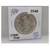 1896 90% Silv Morgan $1 Dollar