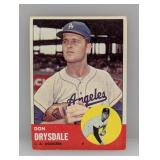 1963 Topps #360 Don Drysdale HOF Dodgers C/E