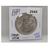 1889 90% Silv Morgan $1 Dollar