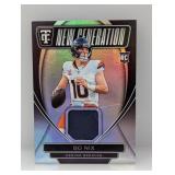 2024 Totally Certified Bo Nix Game Used Crease