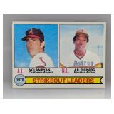 1979 Topps Baseball Nolan Ryan/J.R.Richard HOF 6