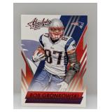 2014 Rob Gronkowski Absolute Football Die Cut