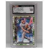2025 Topps Holiday Ohtani Green Plaid CSG 10