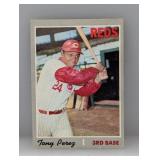 1970 Topps Baseball Tony Perez HOF Creases/Indents