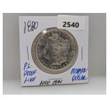 1880-S 90% Silv PL Morgan $1 Dollar