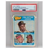 1965 Topps Clemente Carty and Aaron #2 PSA 1.5