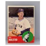 1963 Topps Hal Kolstad Red Sox Hi # Series C/E