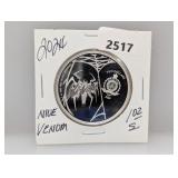 2024 1oz .999 Silv Venom NIUE $2