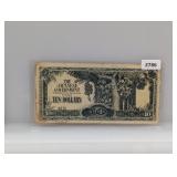 WWII Japanese 10 Dollar Note