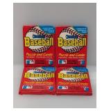 (4) 1988 Donruss Baseball Packs