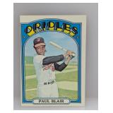 1972 Topps PAUL BLAIR TUFF SP 6 SERIES CARD 660