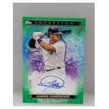 2024 Dominguez Topps Inception RC Green Auto RC/99