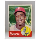 1963 Topps Wes Covington PhilliesHi # Series C