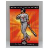 2001 UD Albert Pujols RC Breakout Perfs Insert #2