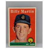 1958 Topps Billy Martin #271 Corners