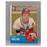 1963 Topps #570 Frank Bolling Braves Hi # Series S