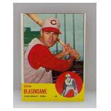 1963 Topps #518 Don Blasingame Reds Hi # Series