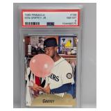1995 Pinnacle Kenn Griffey Jr bubble gum PSA 8