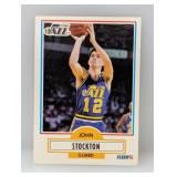 1990 Fleer John Stockton 189 Indents/Corners/Edges