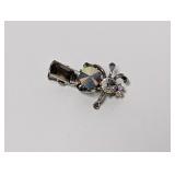 Crystal Accent Insect Hair Clip