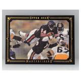 2008 Walter Payton UD Masterpieces Black Framed