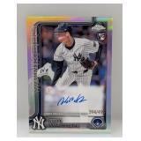 2025 Will Warren Topps Chrome Auto RC Ref /499