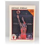 1991 NBA Hoops Micheal Jordan #5 Indent/Crease