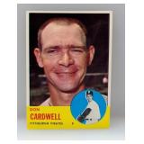 1963 Topps #575 Don Cardwell Hi # Series E/mk