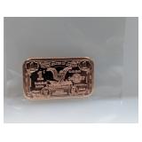 1oz .999 Copper Silv Certificate Bar