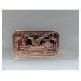 1oz .999 Copper Silv Certificate Bar