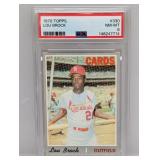 1970 Topps Lou Brock #330 PSA 8
