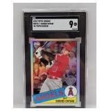 2020 Topps Chrome Shohei Ohtani 1985 Ref SGC 9